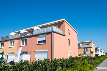 New colorful neighborhood seen in Berlin, Germany