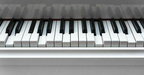 Gedrückte Klaviertasten Hintergrund
