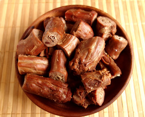 Spicy duck neck