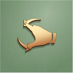 Ikona vintage z szumem i cieniem © vempireart