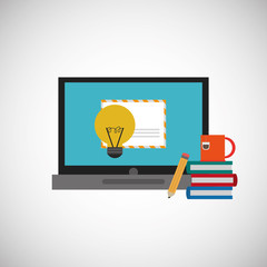 office design. supply icon. Isolated illustration , editable vector