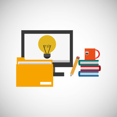 office design. supply icon. Isolated illustration , editable vector