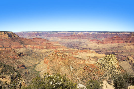 panoramic view of Grand Canyon, South Rim