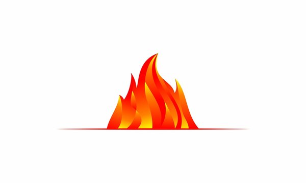 Volcano Logo Flame