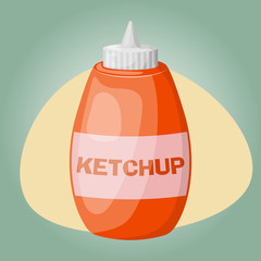 Ketchup colorful icon