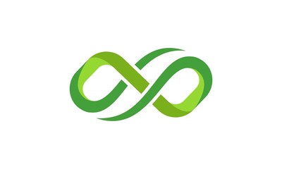 abstract infinity logo