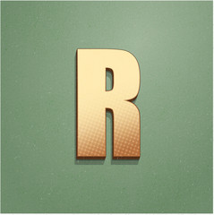 Ikona vintage z szumem i cieniem © vempireart