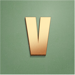 Ikona vintage z szumem i cieniem © vempireart