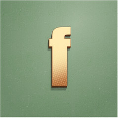 Ikona vintage z szumem i cieniem © vempireart