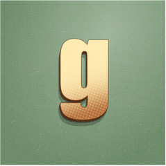 Ikona vintage z szumem i cieniem © vempireart