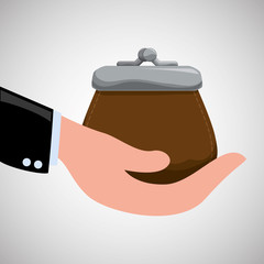 financial item design. money icon. flat illustration