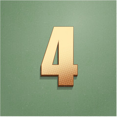 Ikona vintage z szumem i cieniem © vempireart