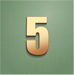 Ikona vintage z szumem i cieniem © vempireart