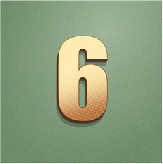 Ikona vintage z szumem i cieniem © vempireart