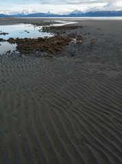 Breach stream running to sea