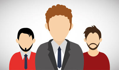 businessman design. corporate icon. Isolated illustration 