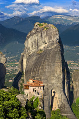 Greece. Meteora (on UNESCO World Heritage List since 1988) - incredible sandstone rock formations...