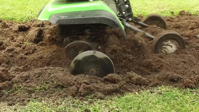 field with ripper cultivator 