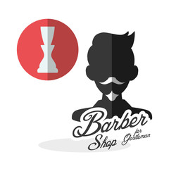 Barber shop. hair care concept.  isolated illustration