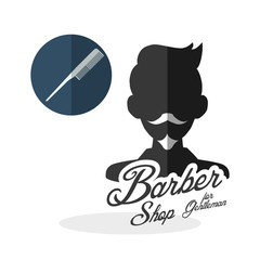 Barber shop. hair care concept.  isolated illustration