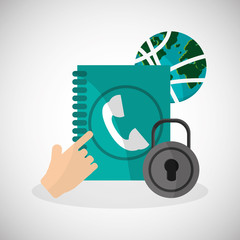 Internet  design. communication concept. flat illustration, editable vector