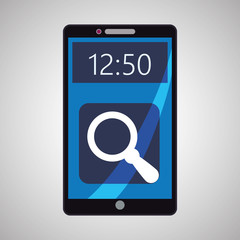 smartphone design. app concept. colorful illustration