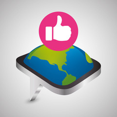 Fototapeta premium smartphone design. app concept. colorful illustration