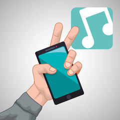 smartphone design. app concept. colorful illustration