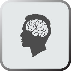 Obraz premium Brain icon. Brain icon art. Brain icon eps. Brain icon Image. Brain icon logo. Brain icon sign. Brain icon flat. Brain icon design. Brain icon vector.