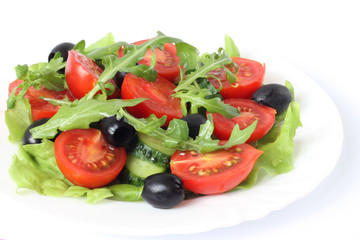 Fresh mixed vegetables salad