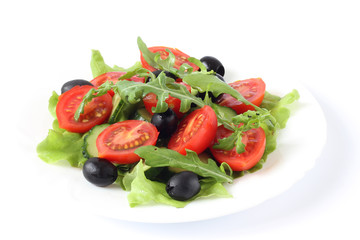 Fresh mixed vegetables salad