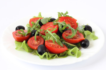 Fresh mixed vegetables salad