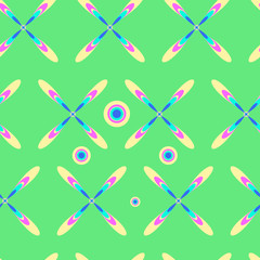 pop art pattern, abstract seamless texture kaleidoscope vector pattern 2