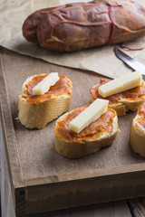 Sobrasada and parmesan