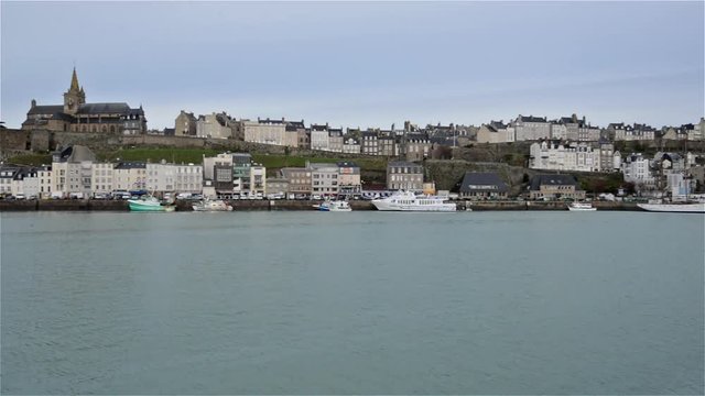 The Harbour of Granville, Normandy, France.