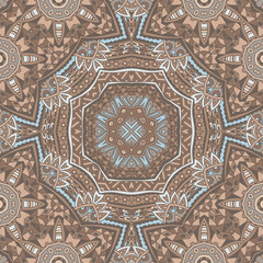 absract seamless geometric mosaic print