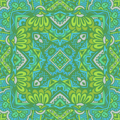green doodle grunge graphic seamless pattern 