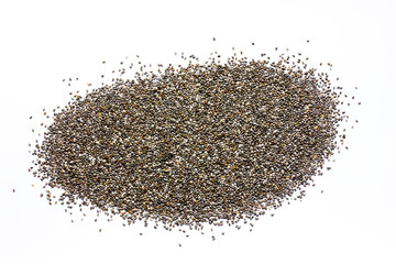 Chia seeds isolated