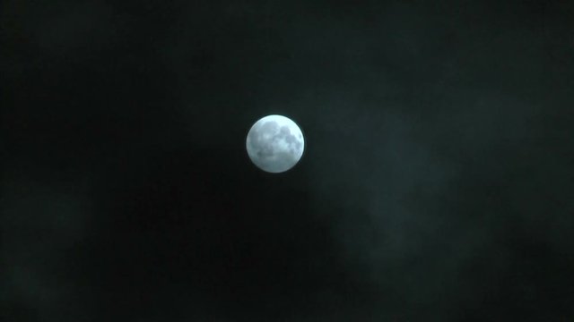 Full Moon Night Sky at Lake Baikal. Olkhon island.