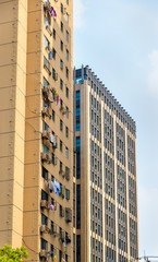 China apartment buildings in Shanghai