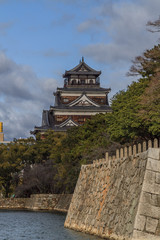 広島城の風景
