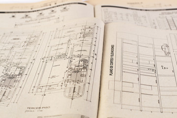 Planos de cortes y elevaciones