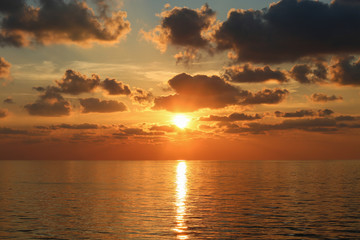 sunset and sunrise time, nature background and empty area for text, feeling love or romantic background in nature, sky background with cloud, nature background in sunset or sunrise time.