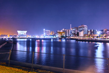 Obraz premium 横浜港の夜景