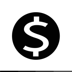 Money icon , coin icon illustration design