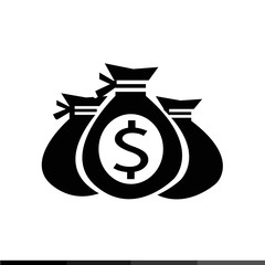 Money icon , coin icon illustration design