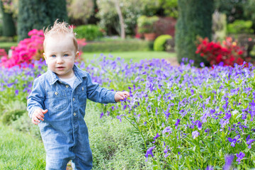 toddler in the park