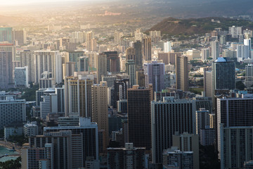 Downtown of Honolulu