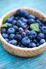 fresh blueberries