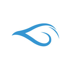 Leaf vector logo icon